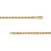 Thumbnail Image 3 of 3.1mm Glitter Rope Chain Necklace in Hollow 14K Gold - 24"