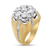 Thumbnail Image 2 of 3-1/6 CT. T.W. Diamond Flower Ring in 10K Gold
