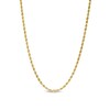 Thumbnail Image 1 of 2.5mm Glitter Rope Chain Necklace in Hollow 14K Gold - 18"