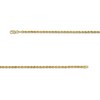 Thumbnail Image 3 of 2.5mm Glitter Rope Chain Necklace in Hollow 14K Gold - 18"