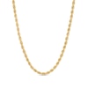 Thumbnail Image 1 of 2.5mm Glitter Rope Chain Necklace in Hollow 14K Gold - 20"