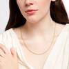 Thumbnail Image 2 of 2.5mm Glitter Rope Chain Necklace in Hollow 14K Gold - 20"