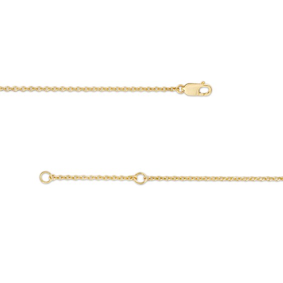 Oval Ruby and Diamond Accent Twist Five Stone Bracelet in 10K Gold â 8.0"