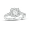 Thumbnail Image 1 of Marilyn Monroe™ Collection 1/2 CT. T.W. Princess-Cut Diamond Frame Vintage-Style Engagement Ring in 14K White Gold