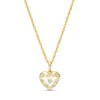 Thumbnail Image 1 of 1/10 CT. T.W. Diamond Scatter Heart Pendant in 10K Gold