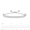 Thumbnail Image 3 of 3 CT. T.W. Certified Lab-Grown Diamond Line Bolo Bracelet in 14K White Gold (F/SI2) – 9.5"