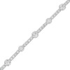 Thumbnail Image 0 of 4 CT. T.W. Certified Lab-Created Diamond Alternating Bracelet in 14K White Gold (F/SI2)