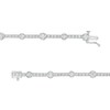 Thumbnail Image 2 of 4 CT. T.W. Certified Lab-Created Diamond Alternating Bracelet in 14K White Gold (F/SI2)