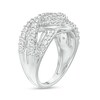 Thumbnail Image 3 of 1 CT. T.W. Certified Lab-Grown Diamond Intertwined Multi-Row Ring in 14K White Gold (F/SI2)
