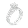 Thumbnail Image 3 of 2 CT. T.W. Princess-Cut Diamond Hidden Frame Bridal Set in 14K White Gold (I/I2)