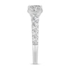 Thumbnail Image 5 of 2 CT. T.W. Princess-Cut Diamond Hidden Frame Bridal Set in 14K White Gold (I/I2)