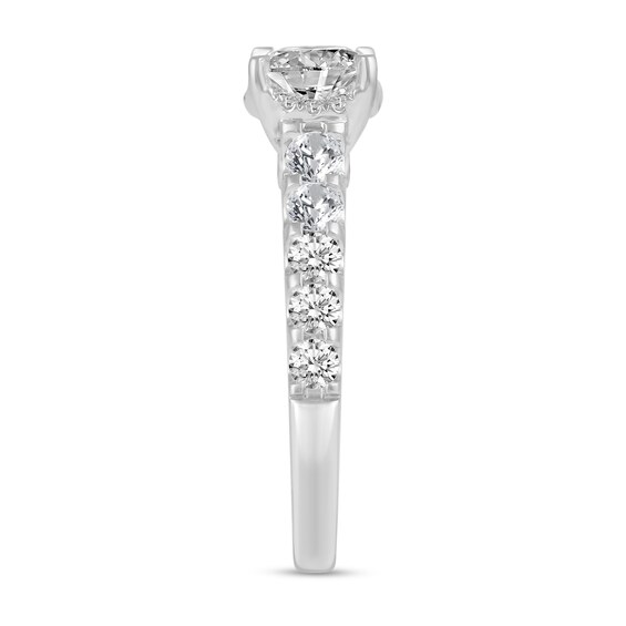 CT. T.w. Princess-Cut Diamond Hidden Frame Bridal Set in 14K Gold (I/I2
