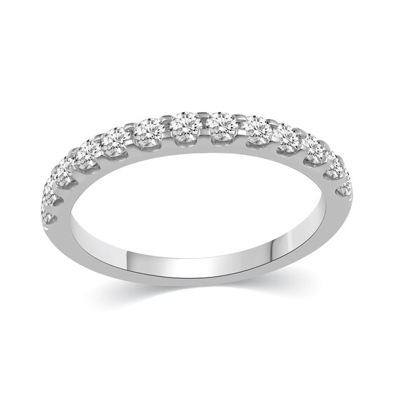 CT. T.w. Princess-Cut Diamond Hidden Frame Bridal Set in 14K Gold (I/I2