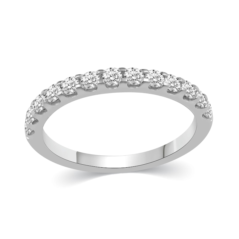 Main Image 7 of 2 CT. T.W. Princess-Cut Diamond Hidden Frame Bridal Set in 14K White Gold (I/I2)