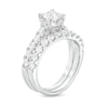 Thumbnail Image 3 of 2 CT. T.W. Diamond Hidden Frame Bridal Set in 14K White Gold (I/I2)