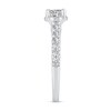 Thumbnail Image 5 of 1-3/8 CT. T.W. Diamond Hidden Frame Bridal Set in 14K White Gold (I/I2)