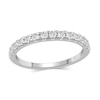 Thumbnail Image 7 of 1-3/8 CT. T.W. Diamond Hidden Frame Bridal Set in 14K White Gold (I/I2)