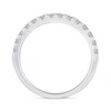 Thumbnail Image 9 of 1-3/8 CT. T.W. Diamond Hidden Frame Bridal Set in 14K White Gold (I/I2)