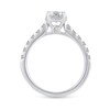 Thumbnail Image 6 of 1-3/8 CT. T.W. Princess-Cut Diamond Hidden Frame Bridal Set in 14K White Gold (I/I2)