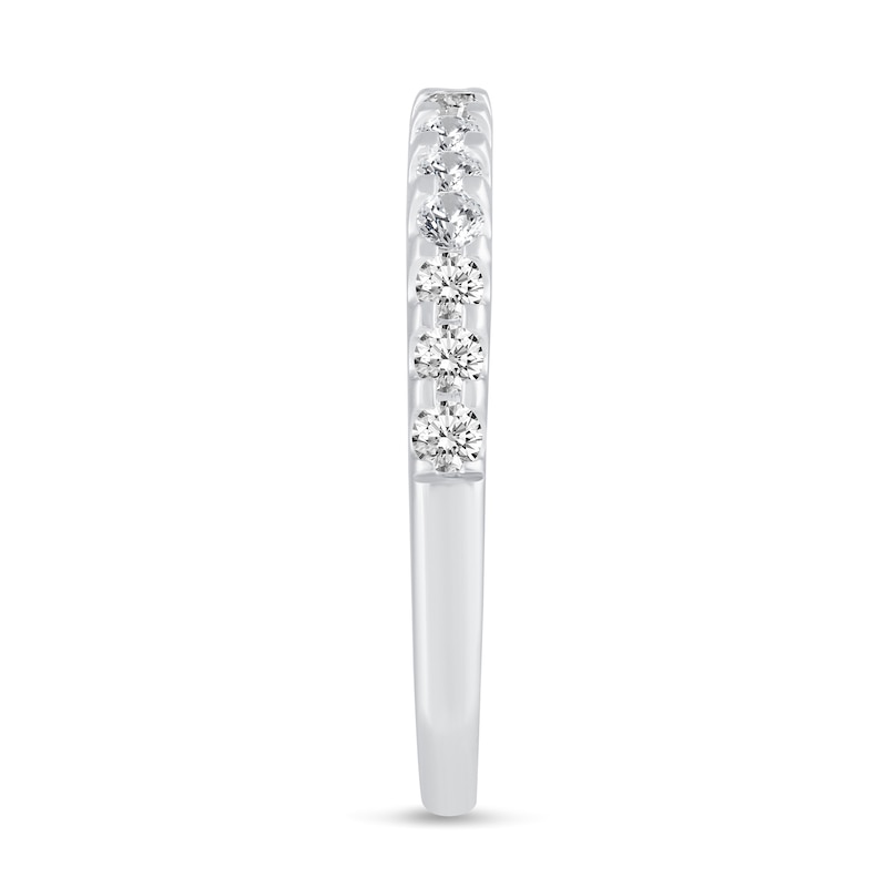 Main Image 8 of 1-3/8 CT. T.W. Princess-Cut Diamond Hidden Frame Bridal Set in 14K White Gold (I/I2)