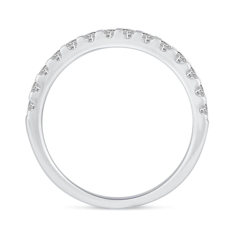 Main Image 9 of 1-3/8 CT. T.W. Princess-Cut Diamond Hidden Frame Bridal Set in 14K White Gold (I/I2)