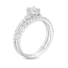 Thumbnail Image 3 of 1 CT. T.W. Diamond Hidden Frame Bridal Set in 14K White Gold (I/I2)