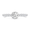 Thumbnail Image 5 of 1 CT. T.W. Diamond Hidden Frame Bridal Set in 14K White Gold (I/I2)