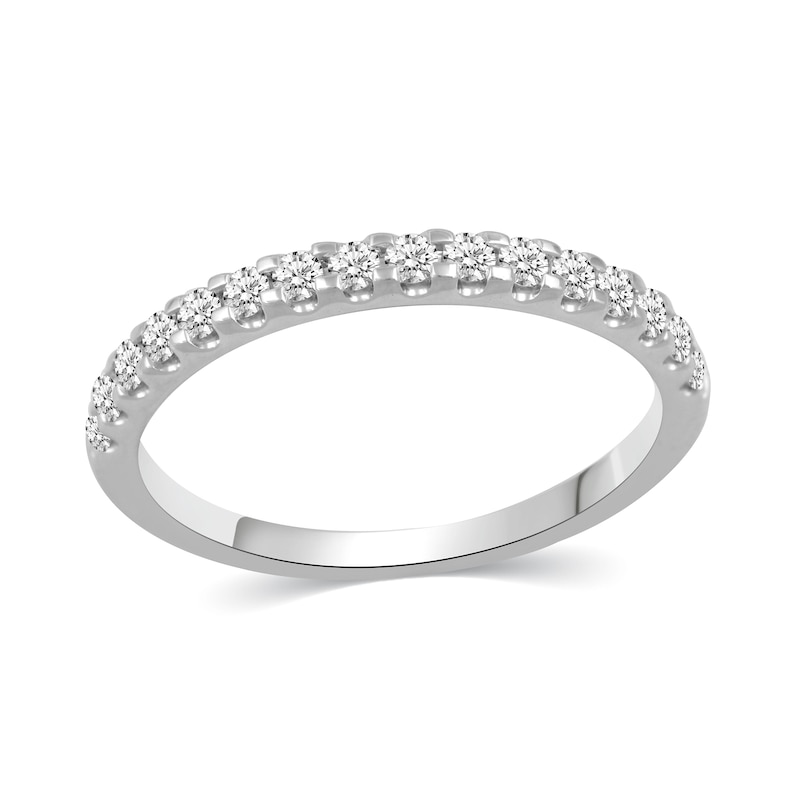Main Image 7 of 1 CT. T.W. Diamond Hidden Frame Bridal Set in 14K White Gold (I/I2)