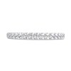 Thumbnail Image 8 of 1 CT. T.W. Diamond Hidden Frame Bridal Set in 14K White Gold (I/I2)