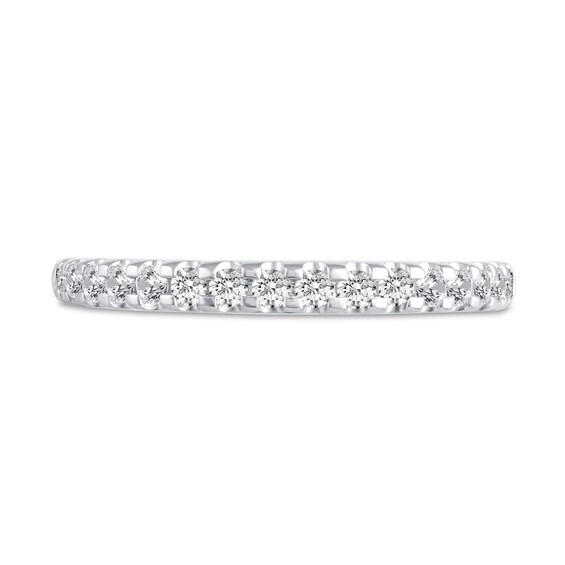 1 CT. T.w. Diamond Hidden Frame Bridal Set in 14K White Gold (I/I2)