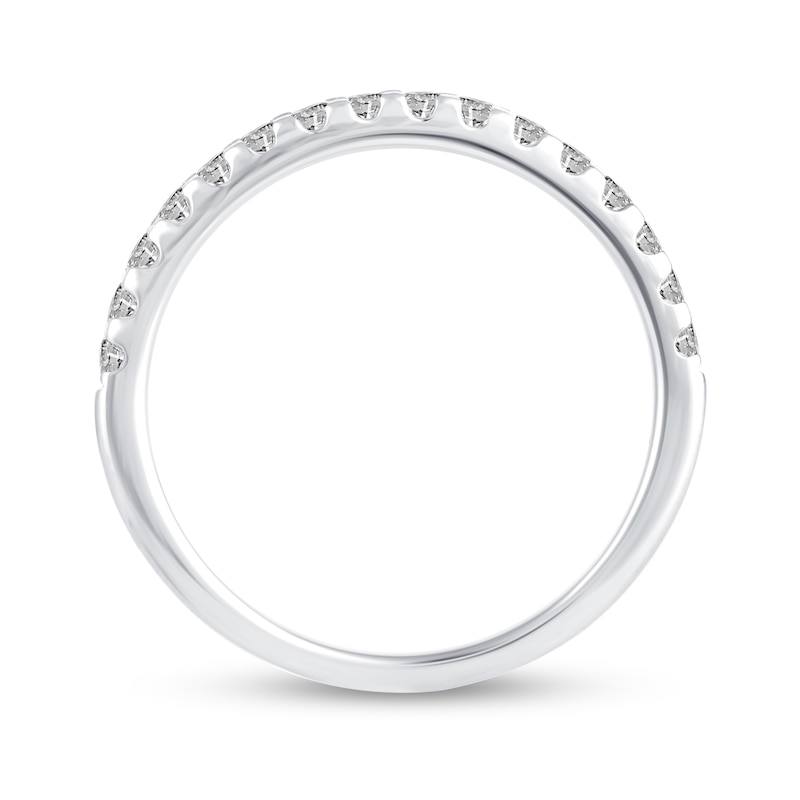 Main Image 9 of 1 CT. T.W. Diamond Hidden Frame Bridal Set in 14K White Gold (I/I2)