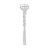 Thumbnail Image 5 of 1 CT. T.W. Princess-Cut Diamond Hidden Frame Bridal Set in 14K White Gold (I/I2)