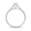 Thumbnail Image 6 of 1 CT. T.W. Princess-Cut Diamond Hidden Frame Bridal Set in 14K White Gold (I/I2)