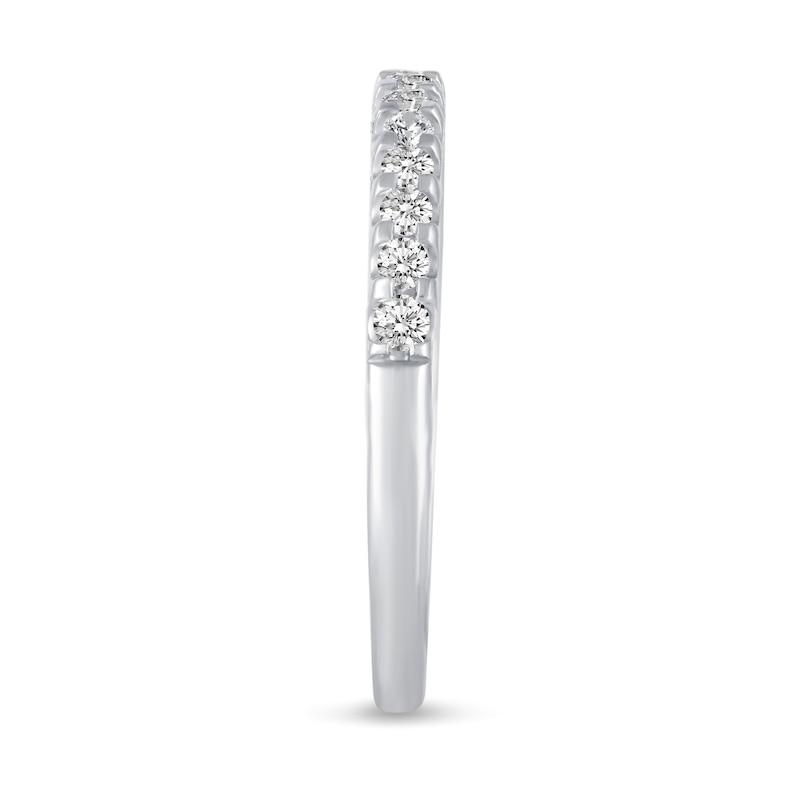 Main Image 8 of 1 CT. T.W. Princess-Cut Diamond Hidden Frame Bridal Set in 14K White Gold (I/I2)