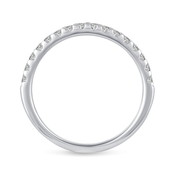 1 CT. T.w. Princess-Cut Diamond Hidden Frame Bridal Set in 14K White Gold (I/I2)
