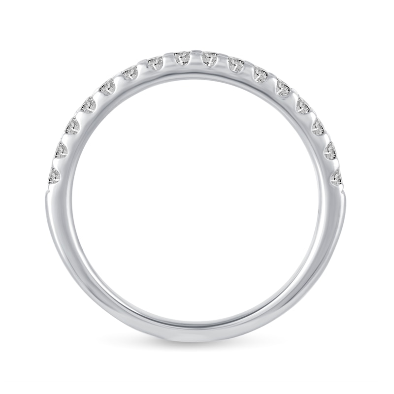 Main Image 9 of 1 CT. T.W. Princess-Cut Diamond Hidden Frame Bridal Set in 14K White Gold (I/I2)