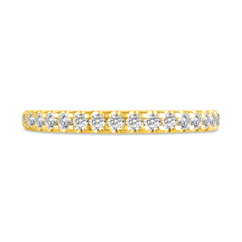 Main Image 8 of 1 CT. T.W. Diamond Hidden Frame Bridal Set in 14K Gold (I/I2)
