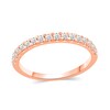 Thumbnail Image 7 of 1 CT. T.W. Diamond Hidden Frame Bridal Set in 14K Rose Gold (I/I2)