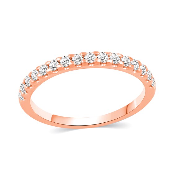 1 CT. T.w. Diamond Hidden Frame Bridal Set in 14K Rose Gold (I/I2)