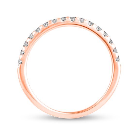 1 CT. T.w. Diamond Hidden Frame Bridal Set in 14K Rose Gold (I/I2)