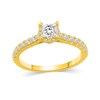 Thumbnail Image 4 of 1 CT. T.W. Princess-Cut Diamond Hidden Frame Bridal Set in 14K Gold (I/I2)