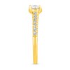 Thumbnail Image 5 of 1 CT. T.W. Princess-Cut Diamond Hidden Frame Bridal Set in 14K Gold (I/I2)