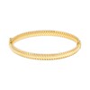 Thumbnail Image 1 of 6.0mm Textured Bangle in Hollow 14K Gold