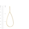 Thumbnail Image 2 of Outlined Teardrop Earrings in 10K Gold