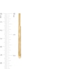 Thumbnail Image 3 of Paper Clip-Style J-Hoop Earrings in 10K Gold