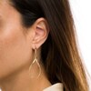 Thumbnail Image 2 of Curved Open Drop Earrings in 10K Gold