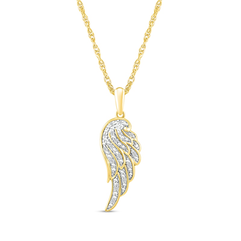 Angel Wing Necklace  Fine jewelry solid silver gold-finish necklaces  bracelets earrings