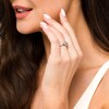 Thumbnail Image 2 of Vera Wang Love Collection 3/4 CT. T.W. Diamond Frame Engagement Ring in 14K White Gold and Black Rhodium