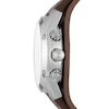 Thumbnail Image 2 of Men's Fossil Coachman Chronograph Brown Leather Strap Cuff-Style Watch with Two-Tone Dial (Model: CH2565)