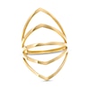 Thumbnail Image 0 of Multi-Row Open Shank Ring in 10K Gold - Size 7